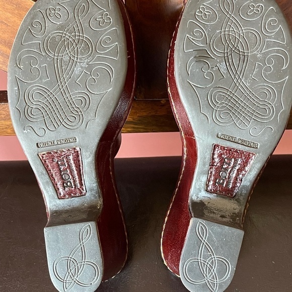 Born leather chunky strap slip on sandals size 7 - Picture 9 of 14